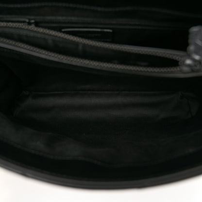 Saint Laurent Calfskin Y Quilted Monogram Monochrome Medium Loulou Chain Satchel Black 5 of 10