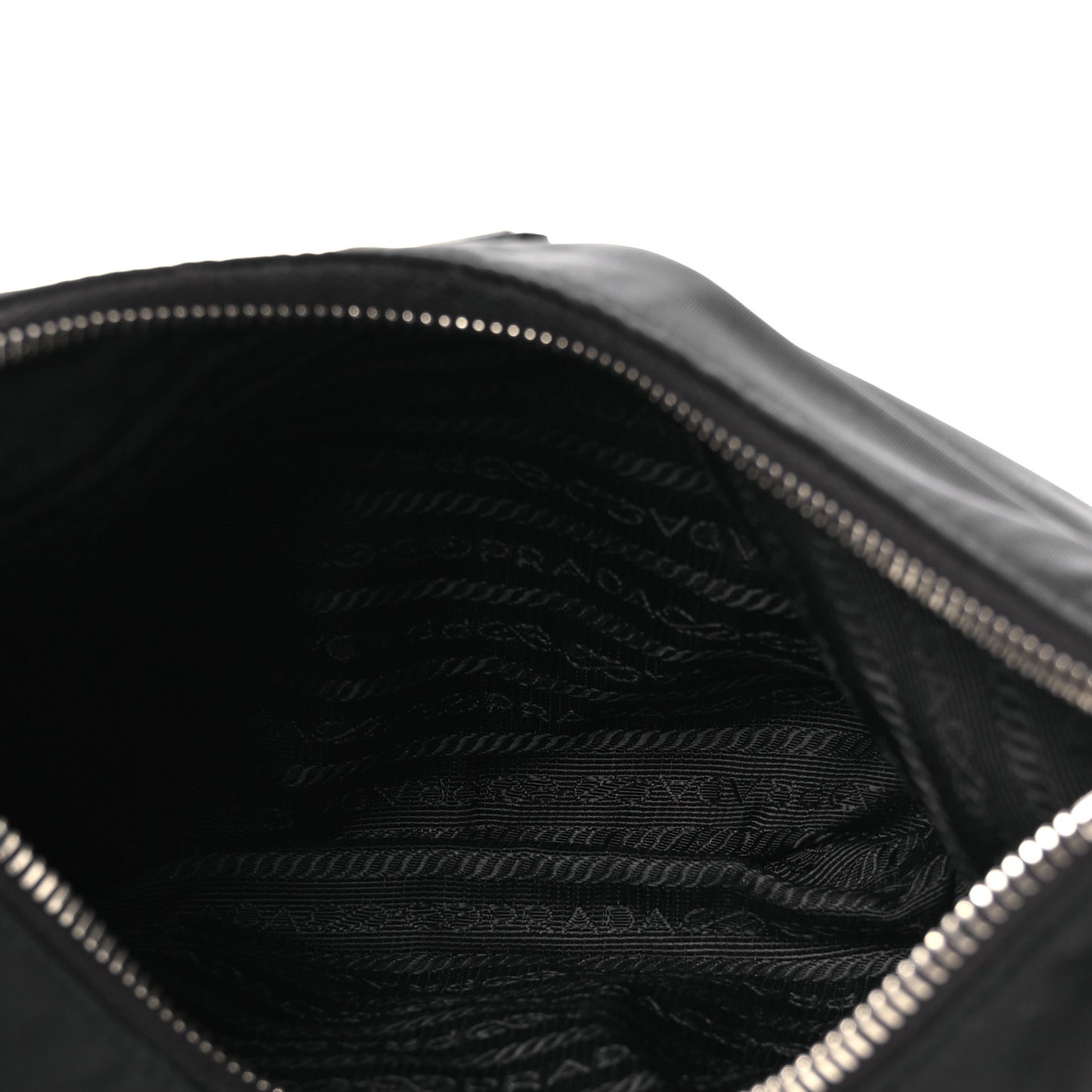 Tessuto Nylon Saffiano Re-Edition 2006 Shoulder Bag Black Black