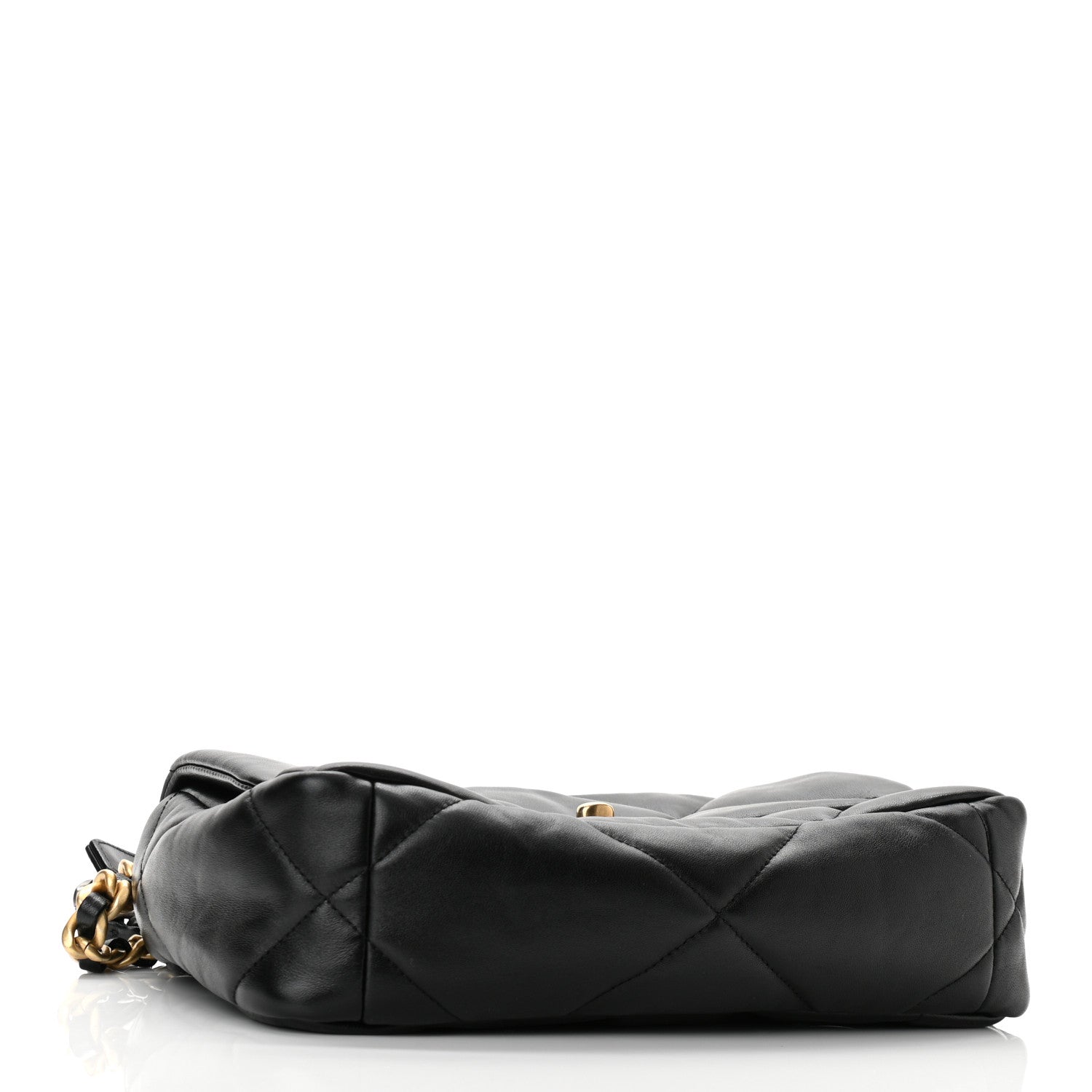 Chanel Goatskin Quilted Medium Chanel 19 Flap Black 5 of 12