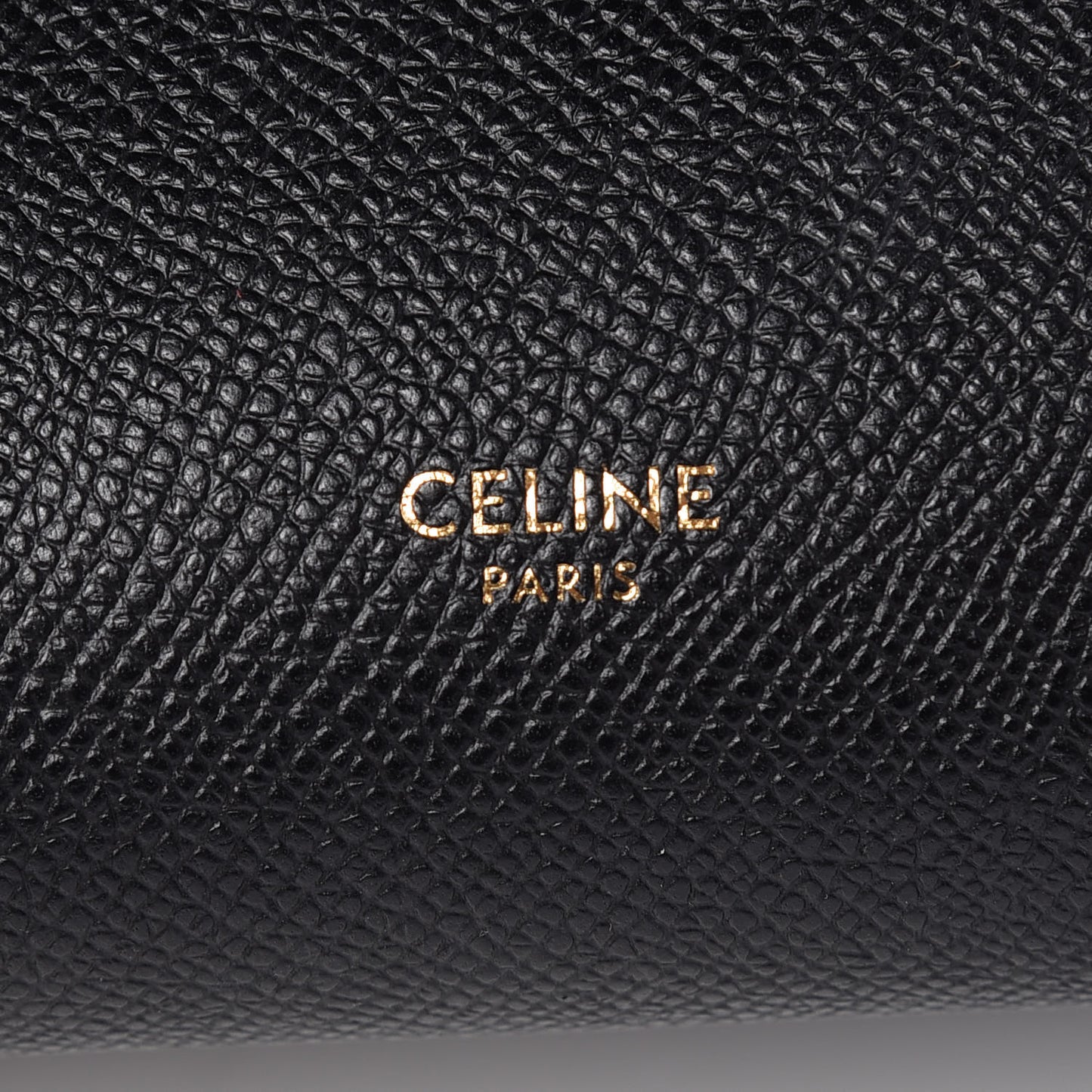 Grained Calfskin Nano Belt Bag Black