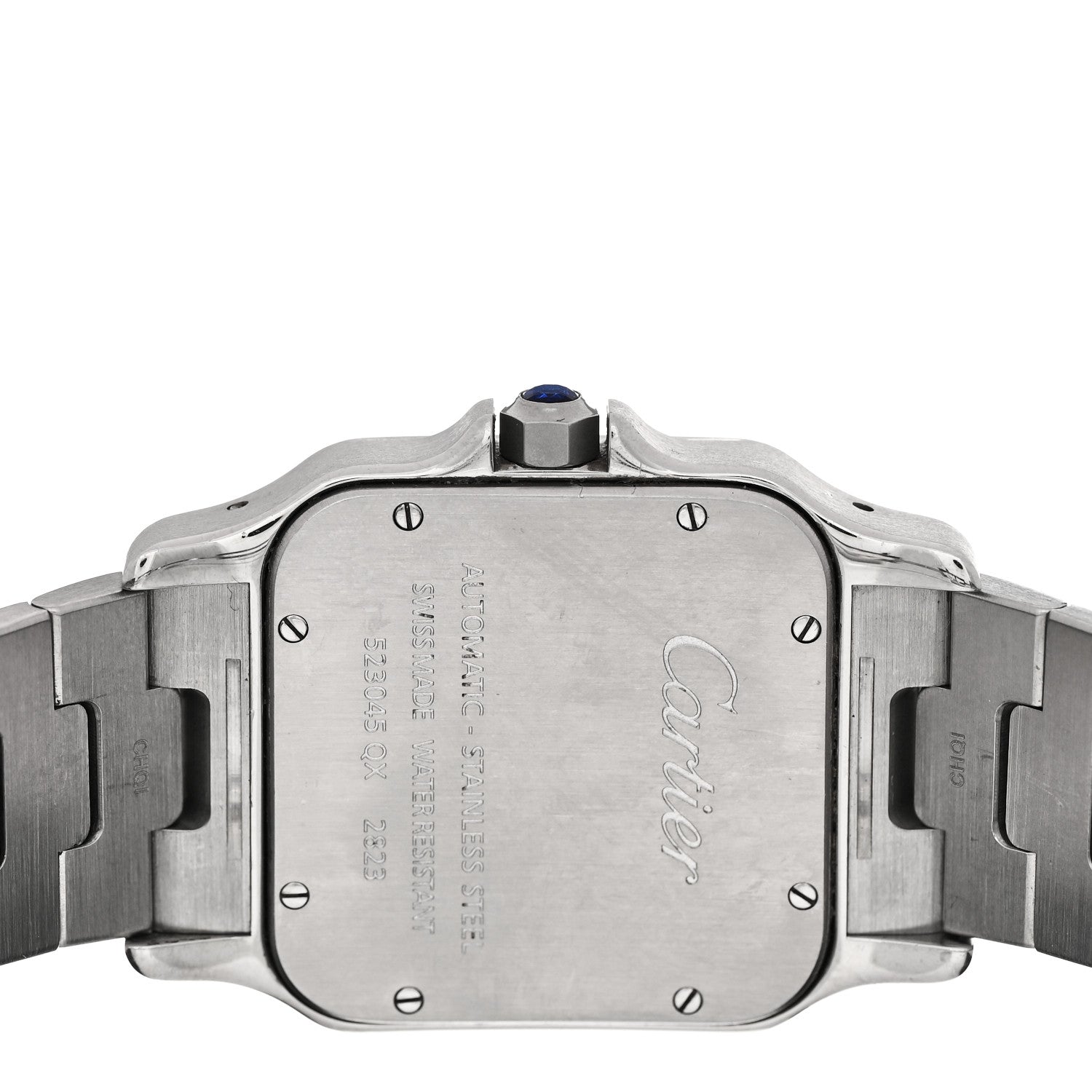Cartier Stainless Steel 32mm Santos De Cartier Galbee Automatic Watch 4 of 4
