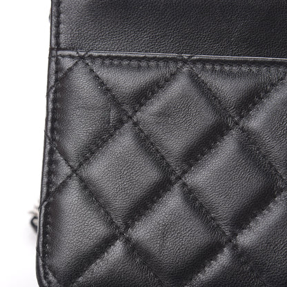Chanel Lambskin Quilted Wallet On Chain WOC Black 13 of 14