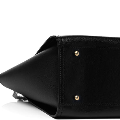 Chanel Caviar Small Studded Deauville Tote Black 7 of 11