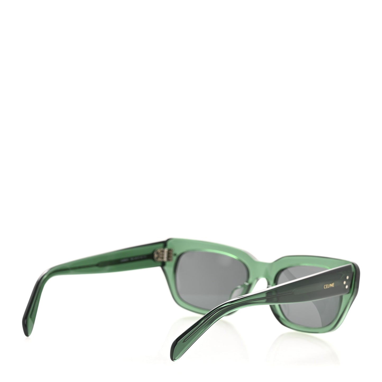 Acetate Rectangular Sunglasses CL40267U Green