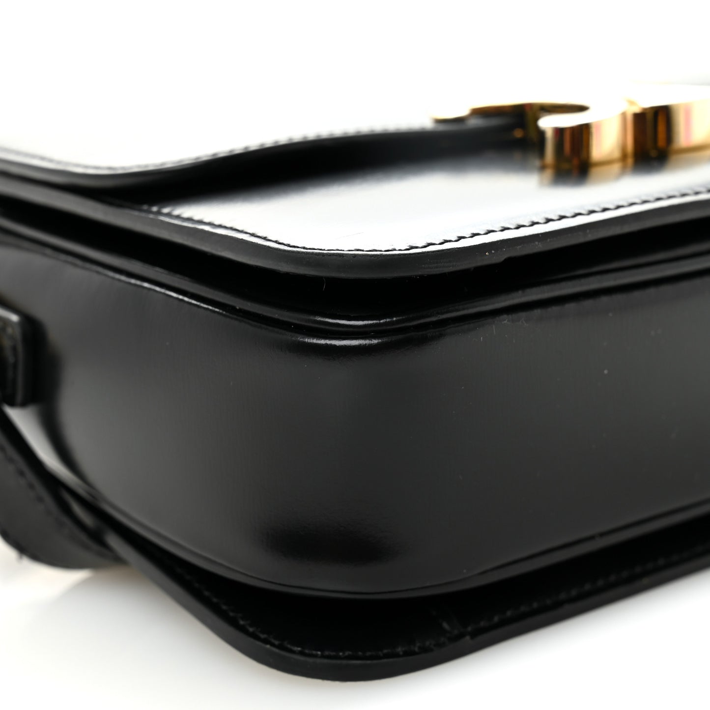 Shiny Calfskin Teen Triomphe Black