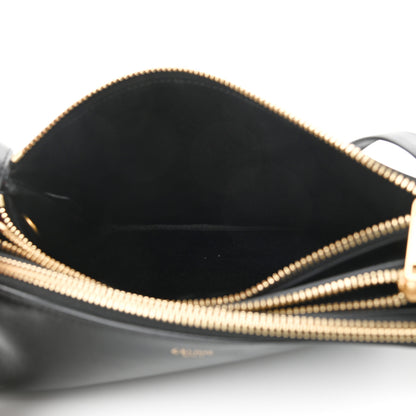 Celine Lambskin Small Trio Crossbody Bag Black 5 of 10