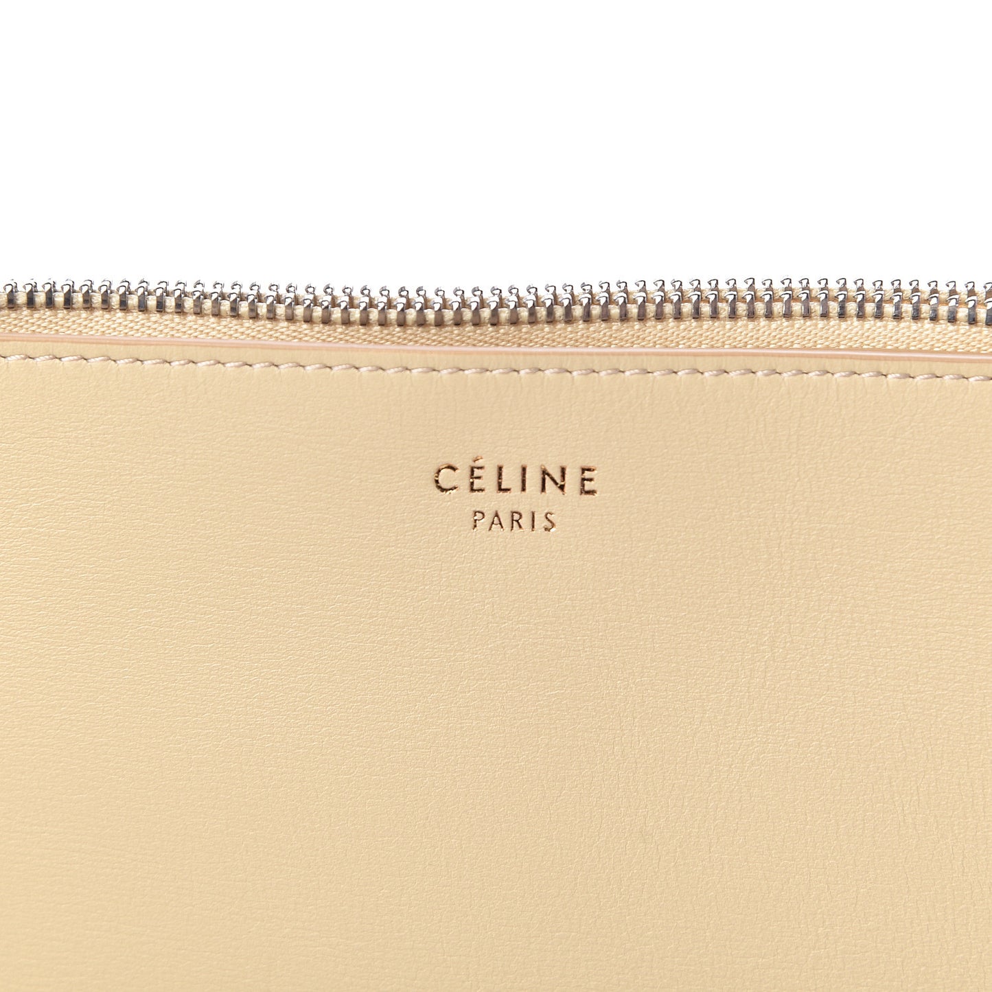 Smooth Calfskin Blade Chain Flap Vanilla