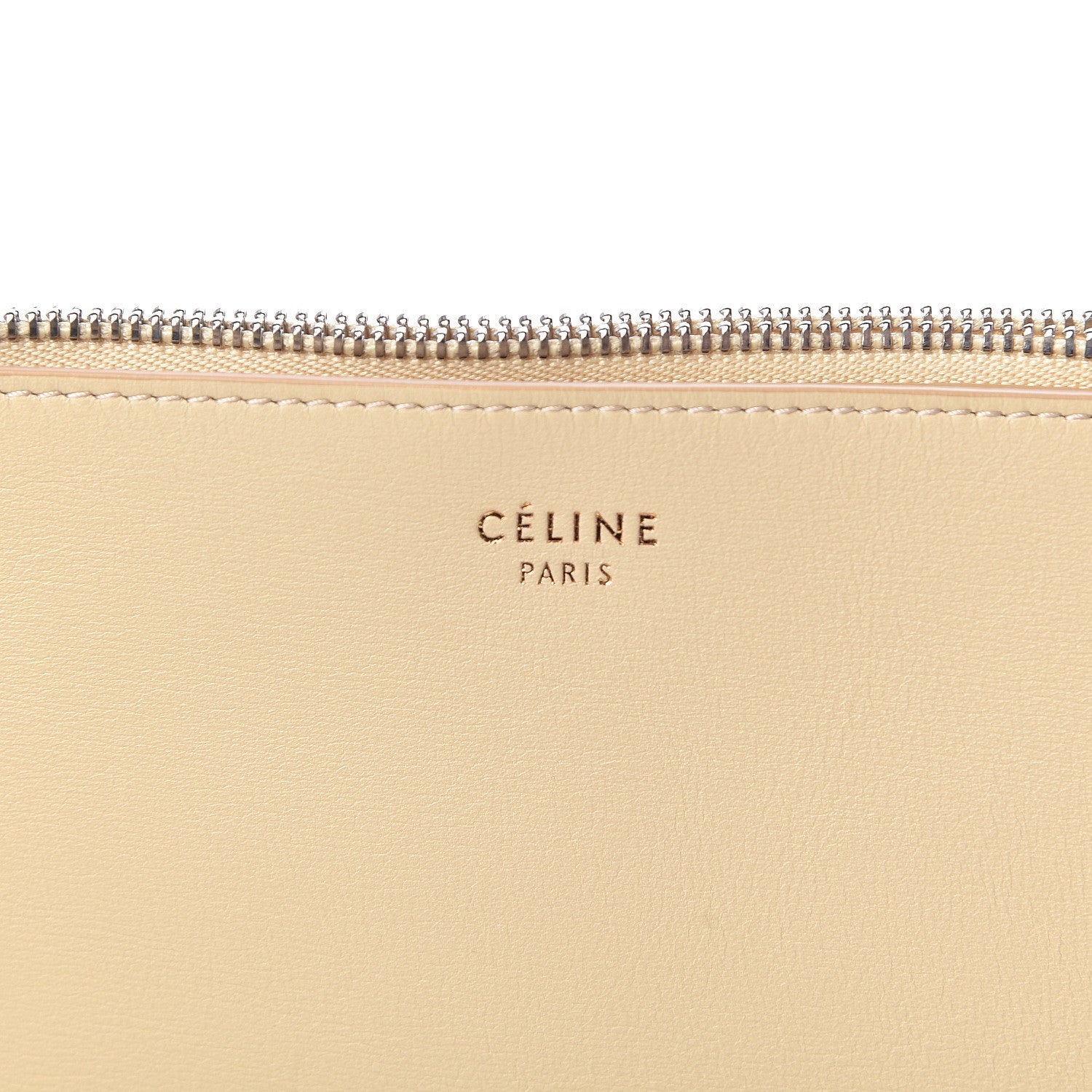Celine Smooth Calfskin Blade Chain Flap Vanilla 6 of 14