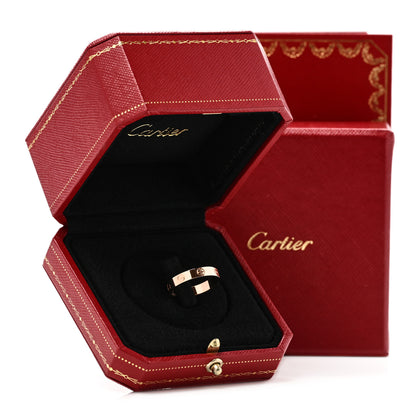 Cartier 18K Pink Gold 3.5mm LOVE Wedding Band Ring 54 6.75 5 of 5