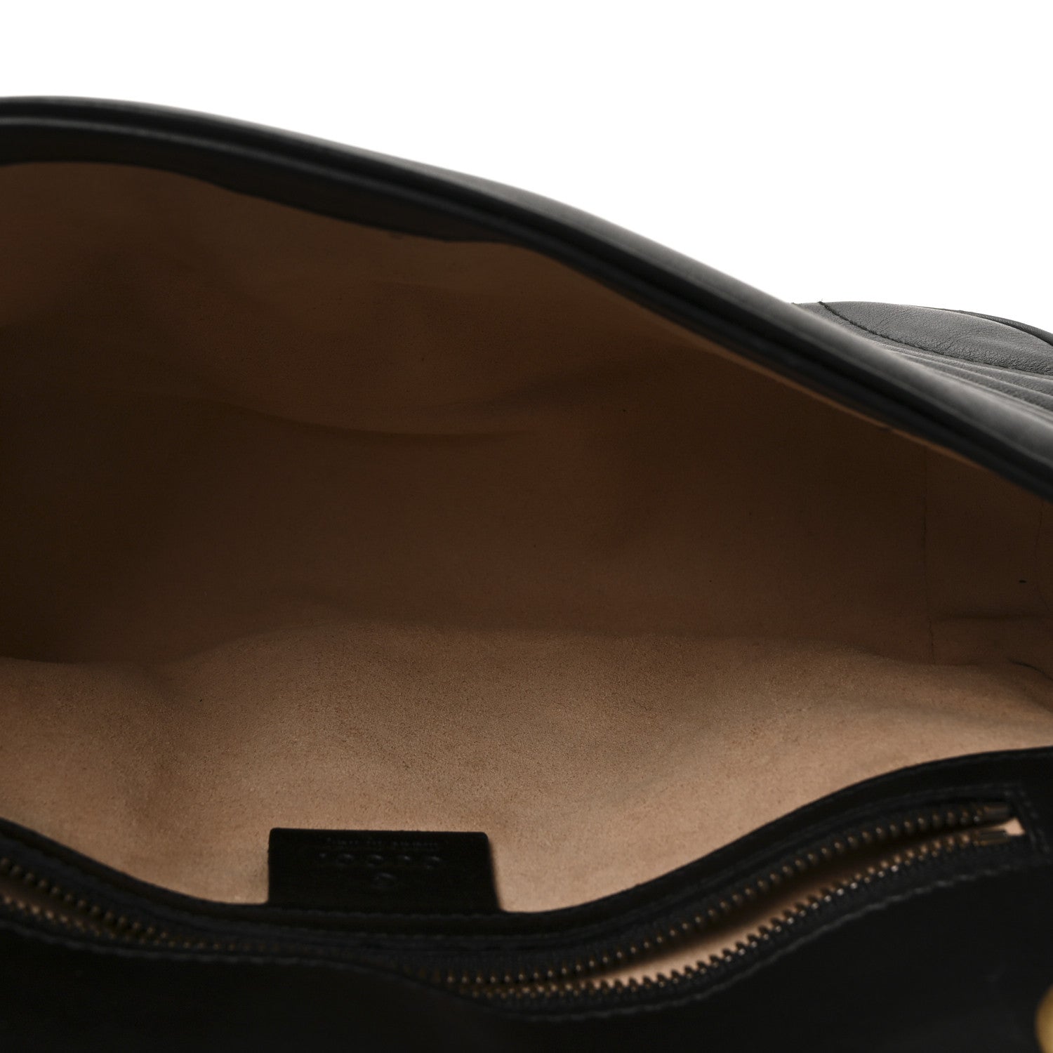 Gucci Calfskin Matelasse Small GG Marmont Shoulder Bag Black 5 of 10