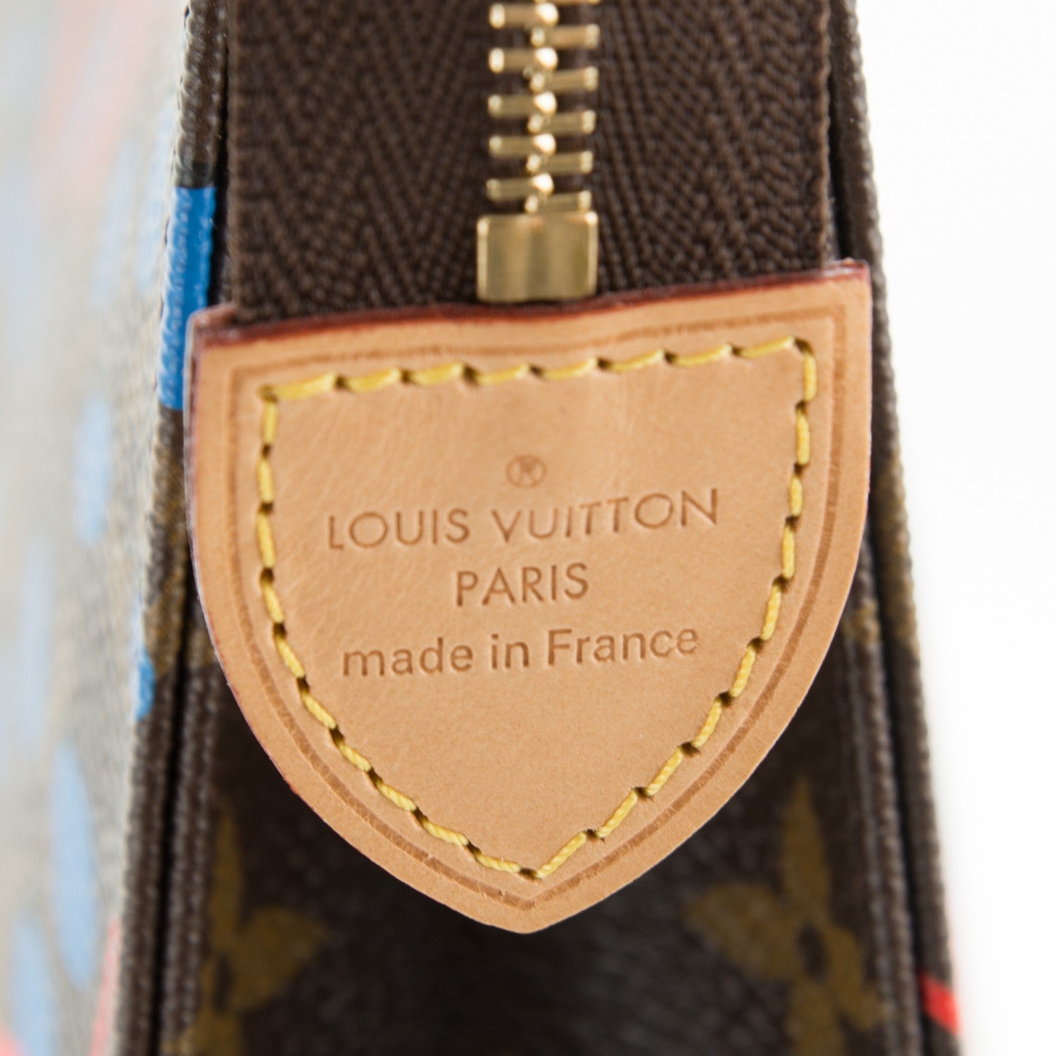 Louis Vuitton Monogram Jungle Dots Toiletry Pouch 26 Coquelicot Denim 7 of 7
