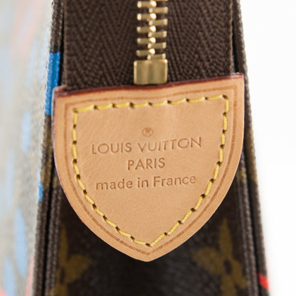 Louis Vuitton Monogram Jungle Dots Toiletry Pouch 26 Coquelicot Denim 7 of 7