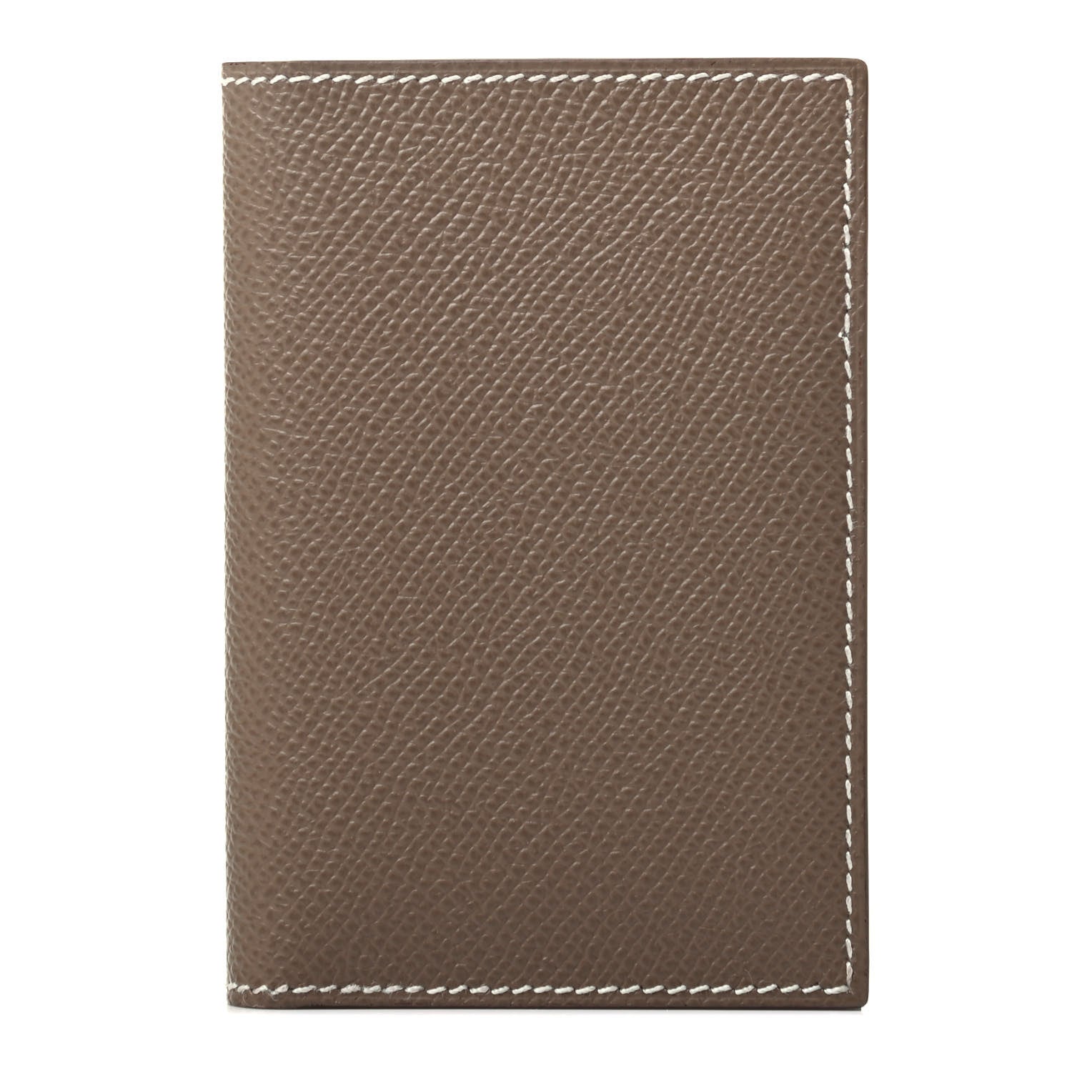 Hermes Epsom MC2 Euclide Card Holder Case Etoupe 1 of 3