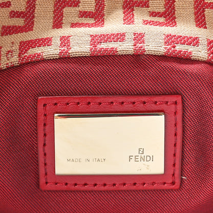 Fendi Zucchino Hobo Red 6 of 9