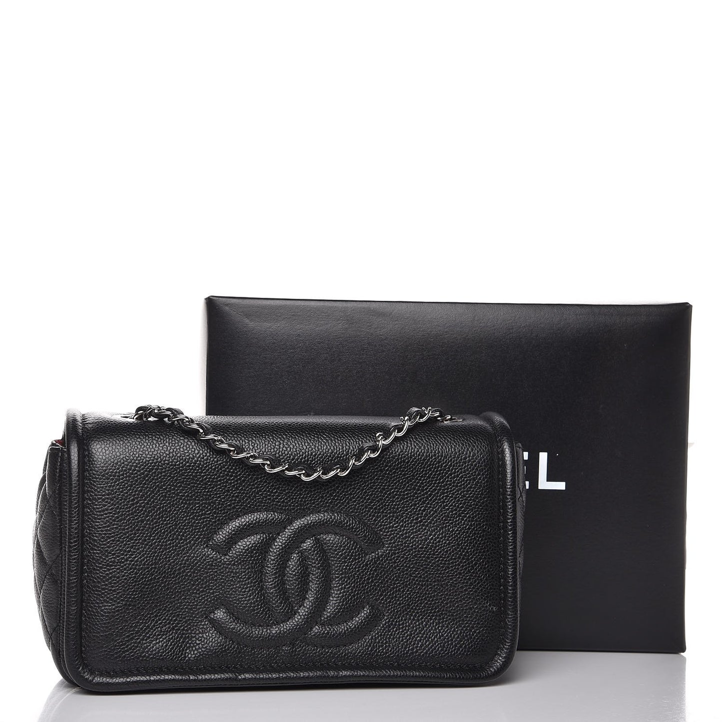 Caviar Medium Timeless CC Flap Black