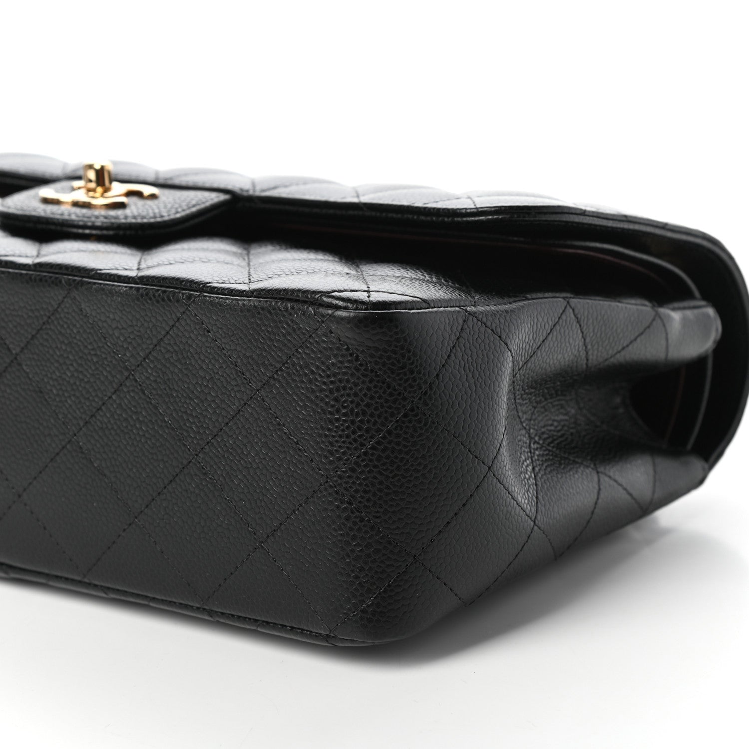 Chanel Caviar Quilted Jumbo Double Flap Black 9 of 9
