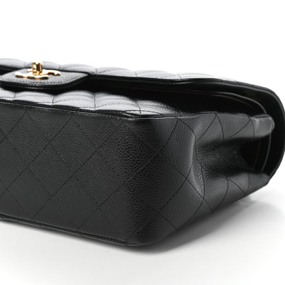 Chanel Caviar Quilted Jumbo Double Flap Black 9 of 9
