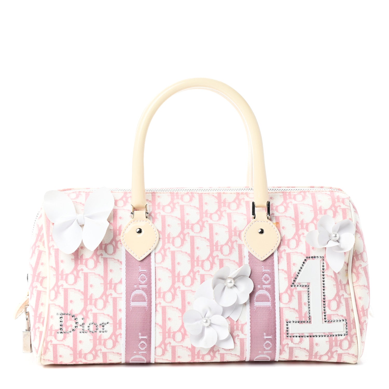 Christian Dior Monogram Girly Boston Pink 1 of 9