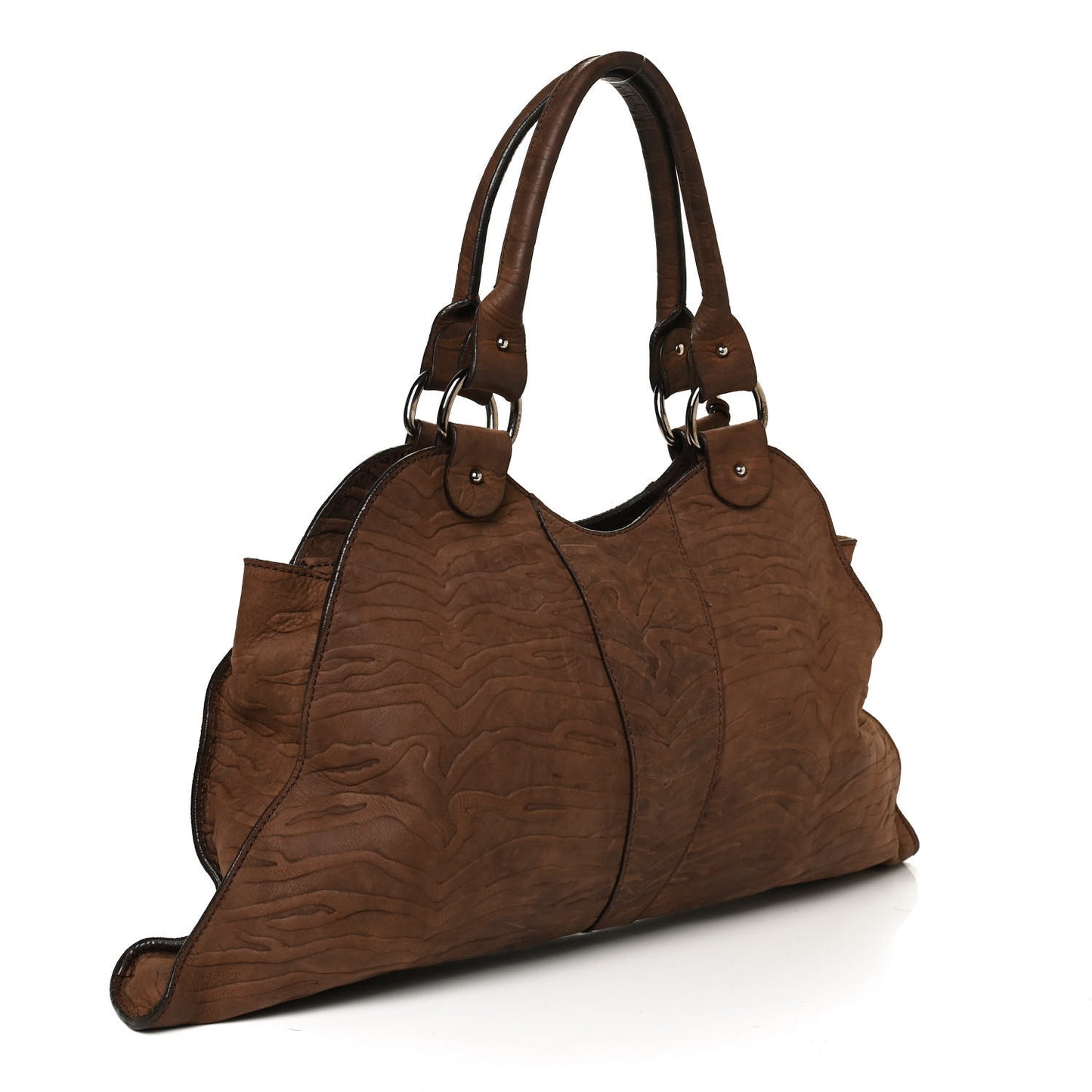 Suede Large Devil Trapezio Tote