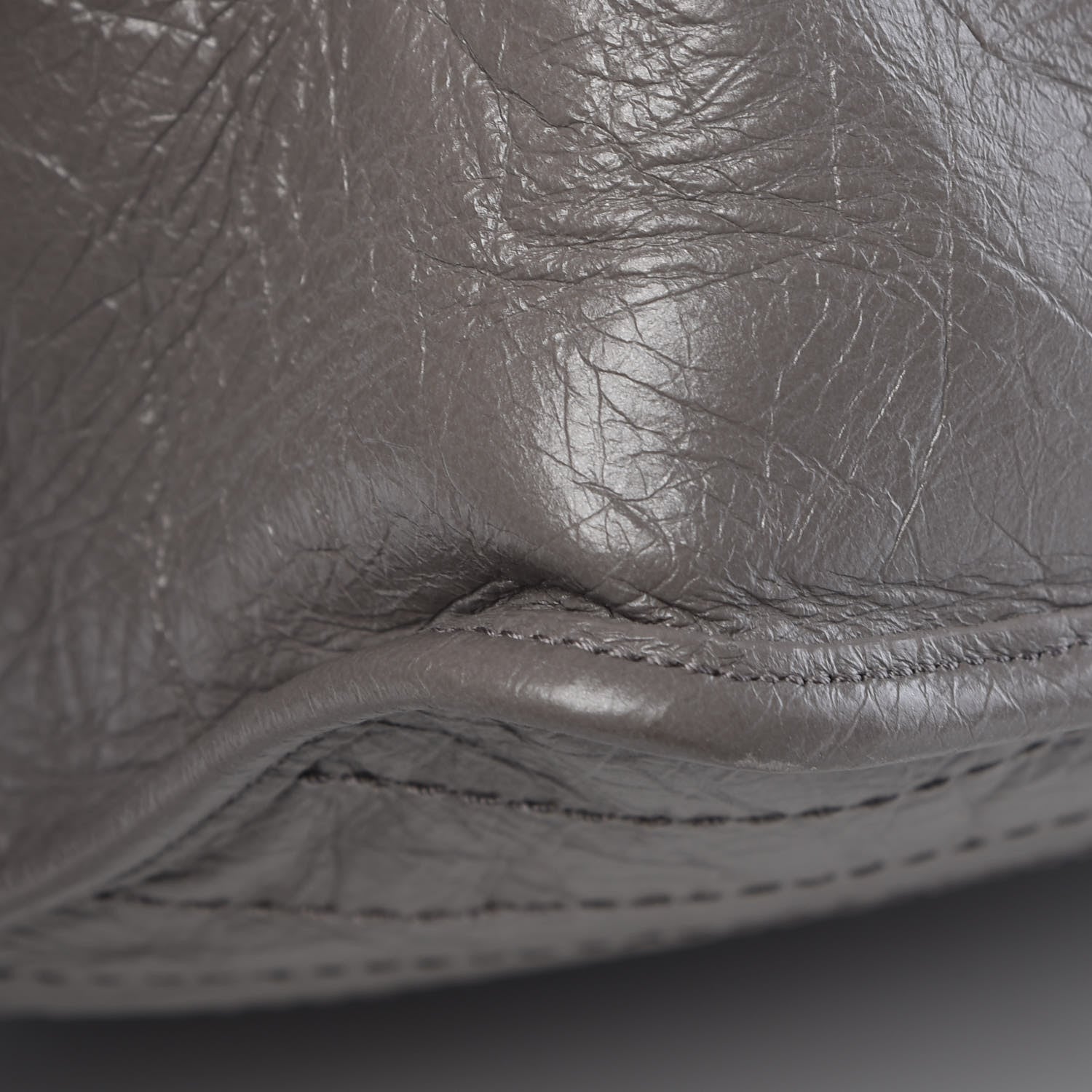 Saint Laurent Crinkled Calfskin Matelasse Monogram Medium Niki Chain Satchel Fog 13 of 13