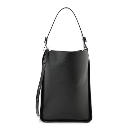Balenciaga Calfskin Logo Embossed Small Tool 2.0 North-South Tote Black 3 of 12