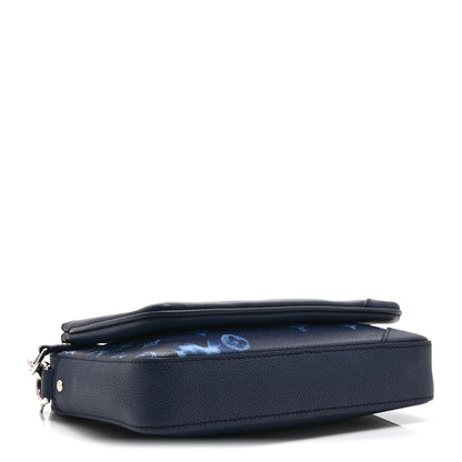 Louis Vuitton Monogram Ink Watercolor Trio Messenger Bag Blue 4 of 11