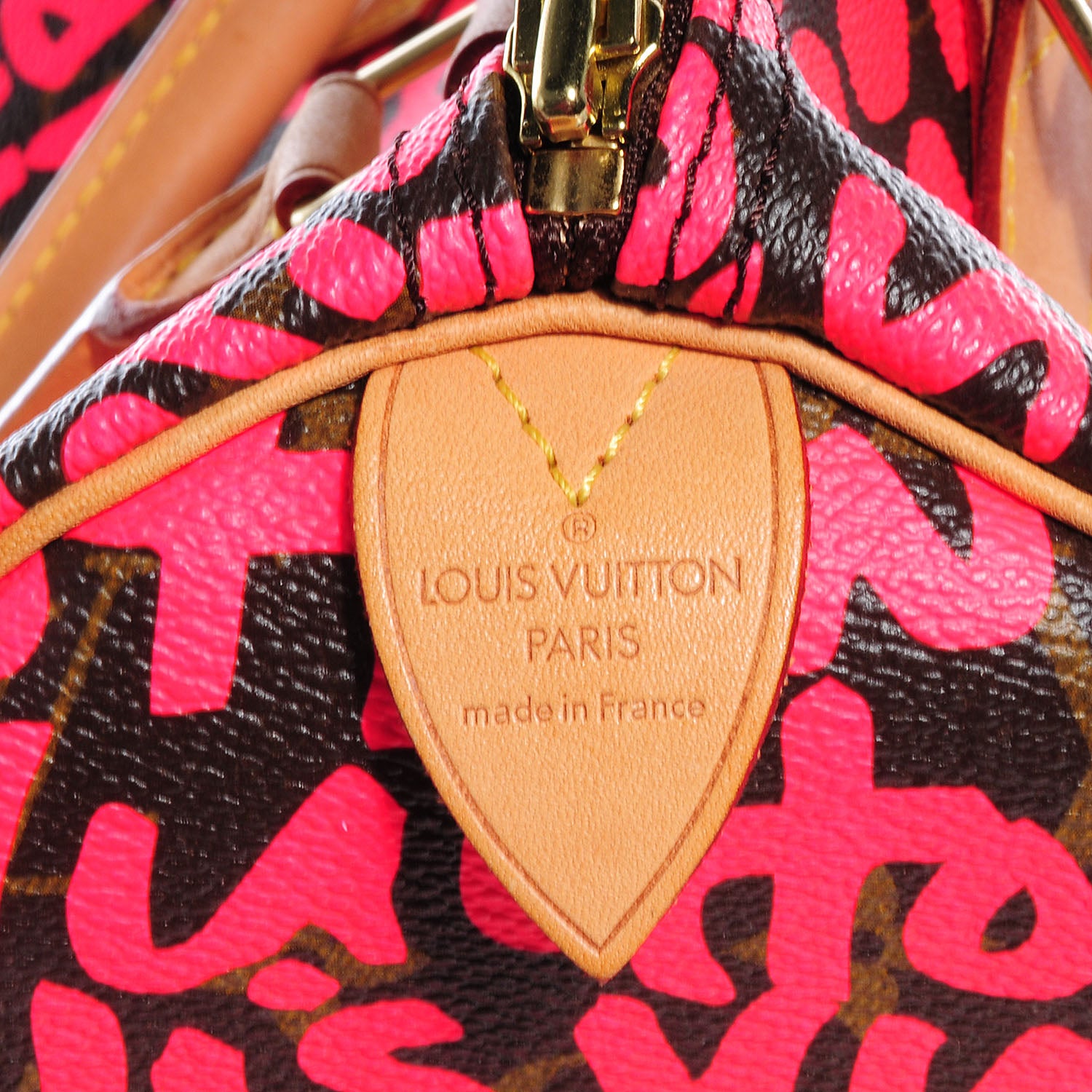 Louis Vuitton Monogram Graffiti Speedy 30 Fuchsia 7 of 7