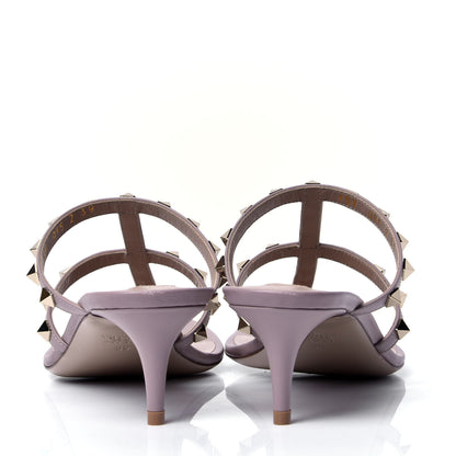 Valentino Garavani Calfskin Rockstud 50mm Flip Flop Thong Sandals 39 Poudre 3 of 6