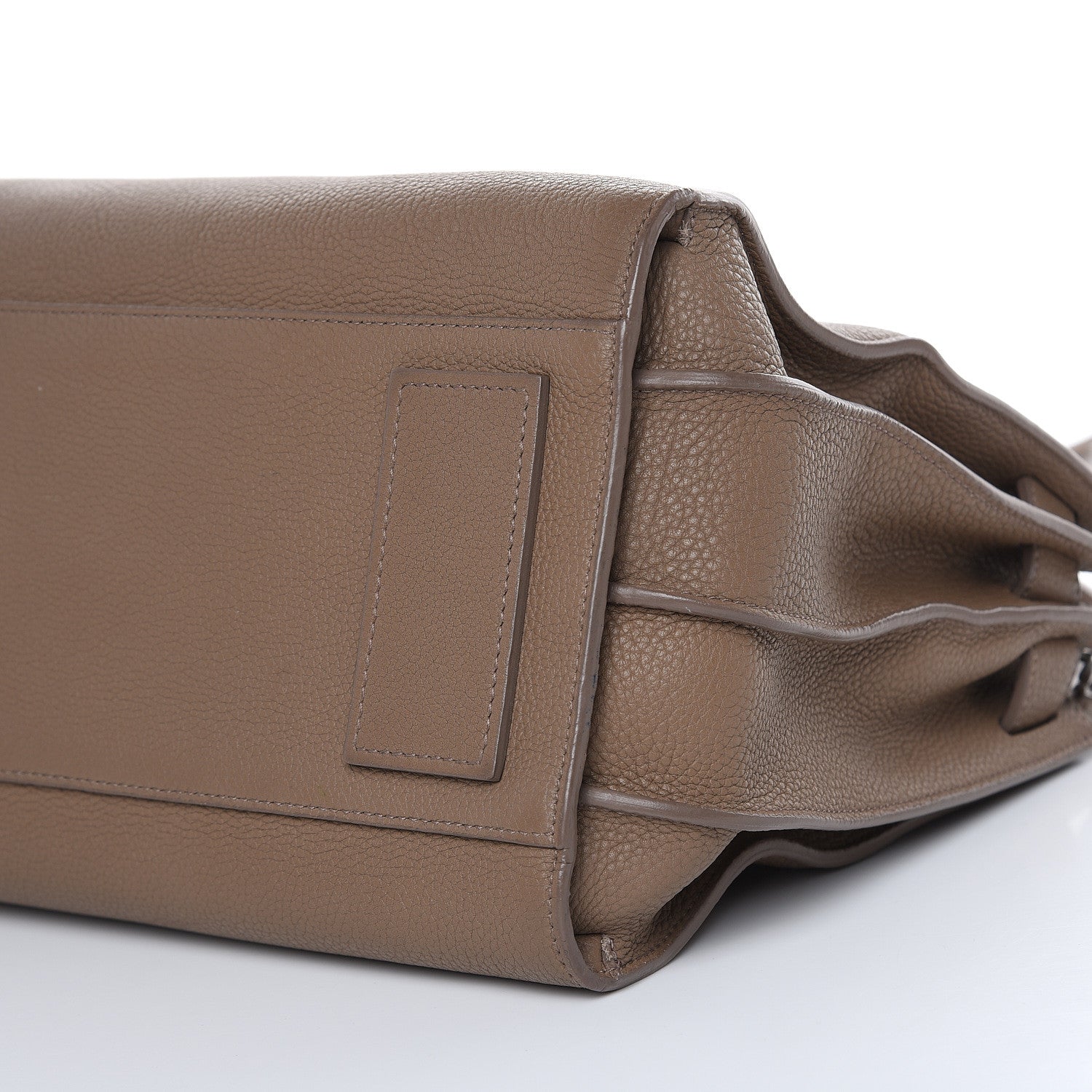 Saint Laurent Grained Calfskin Small Supple Sac De Jour Taupe 10 of 15