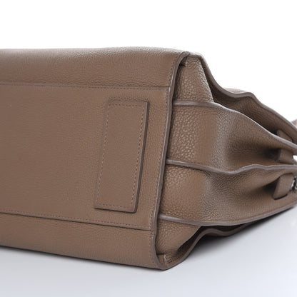 Saint Laurent Grained Calfskin Small Supple Sac De Jour Taupe 10 of 15