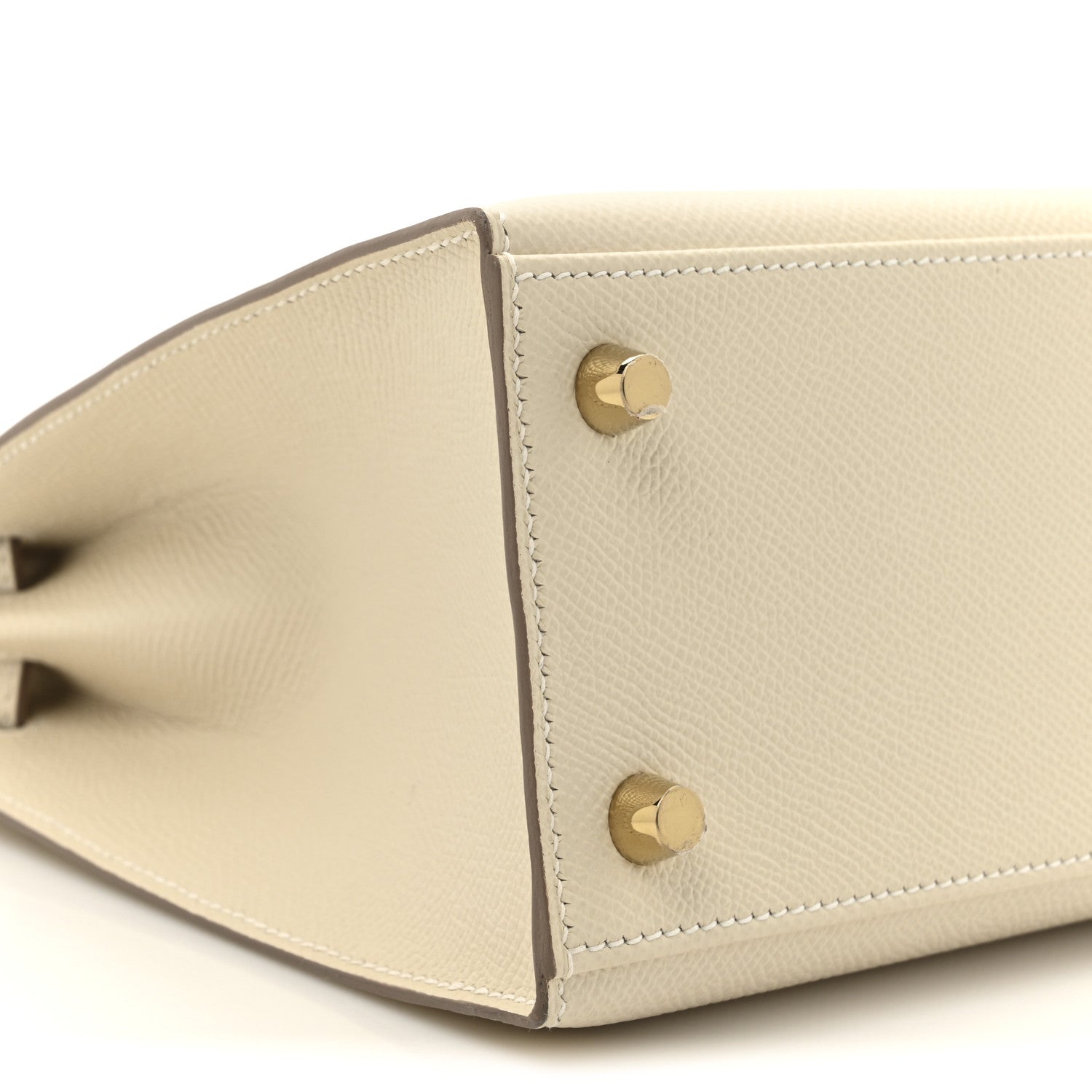 Hermes Epsom Kelly Sellier 25 Craie 10 of 11