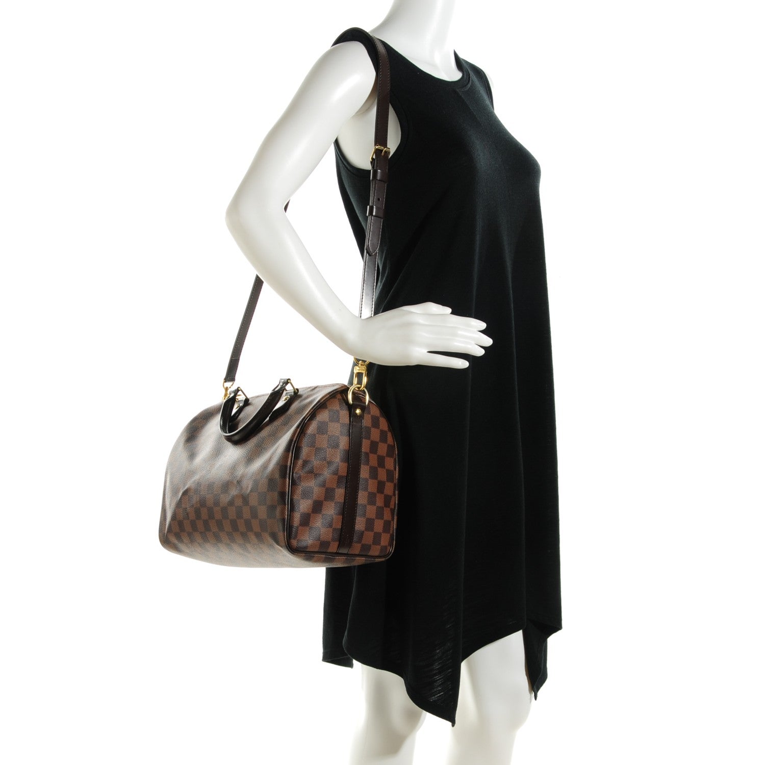 Louis Vuitton Damier Ebene Speedy Bandouliere 30 2 of 8