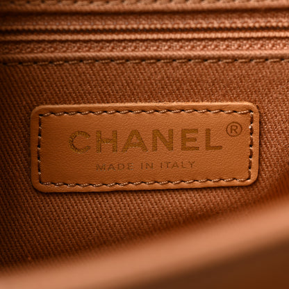 Chanel Caviar Quilted Small Business Affinity Flap Camel 6 of 9