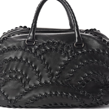 Bottega Veneta Nappa Karung Intrecciato San Marco Tote Black 7 of 9