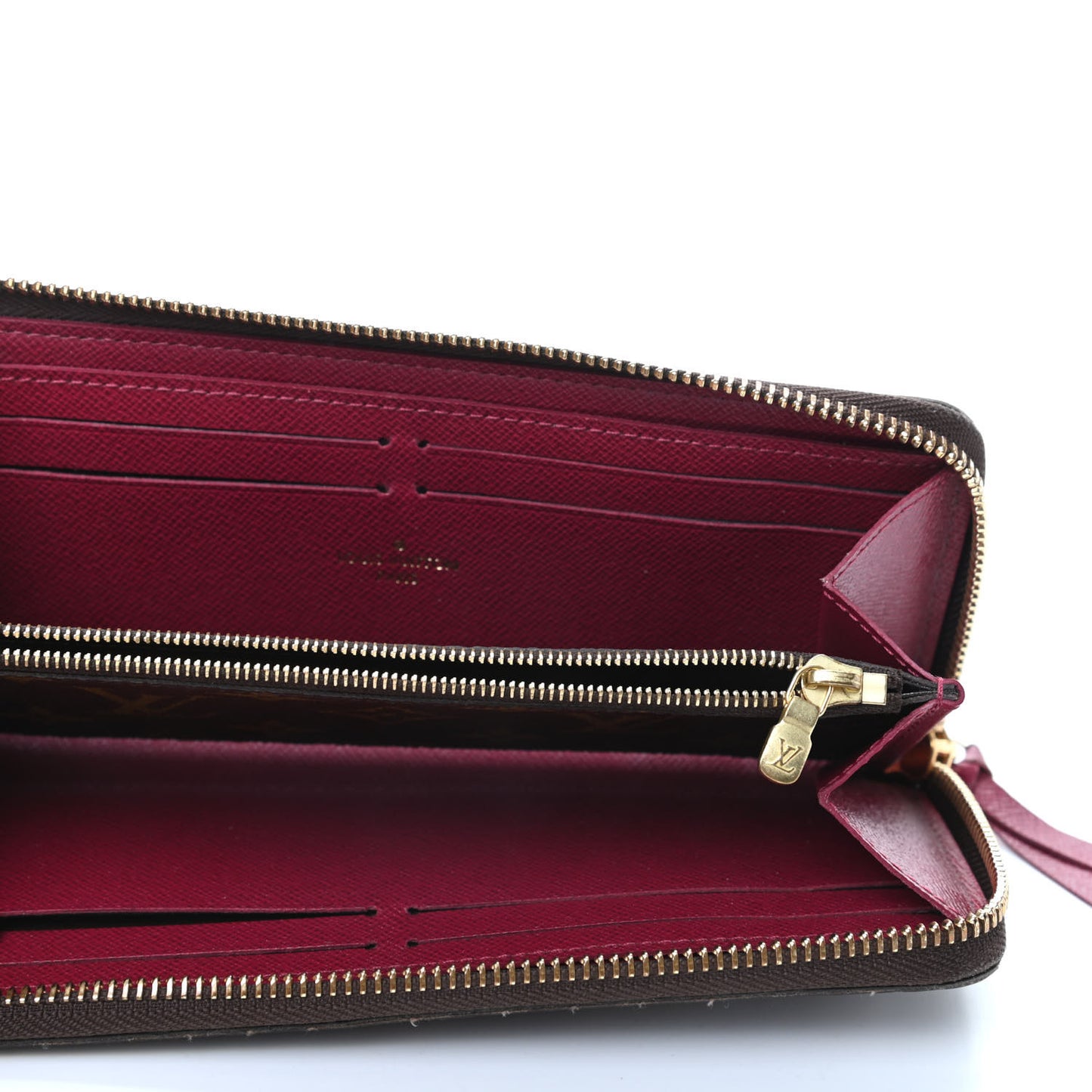 Monogram Clemence Wallet Fuchsia