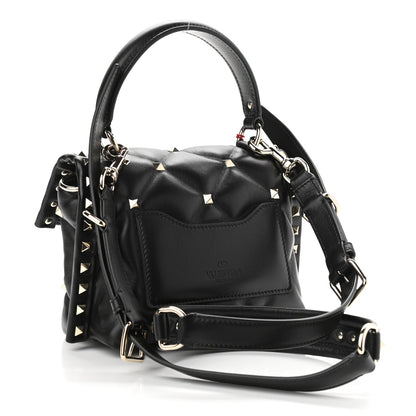 Valentino Garavani Nappa Mini Candystud Top Handle Bag Black 3 of 10