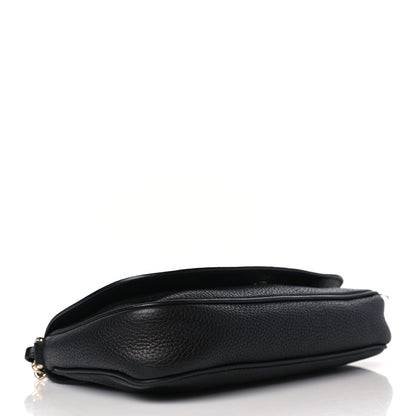 Gucci Pebbled Calfskin Medium Soho Flap Crossbody Black 4 of 10
