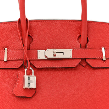 Hermes Togo Birkin 30 Rouge Pivoine 8 of 12