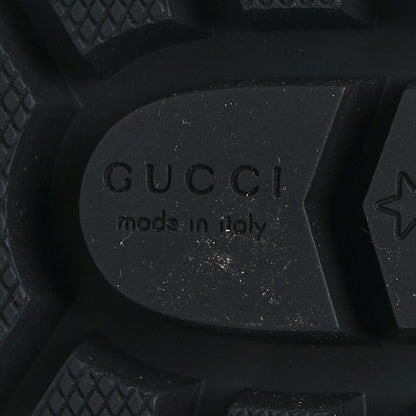 Gucci Nappa Frances GG Matelasse Platform Combat Boots 36 Black 7 of 10