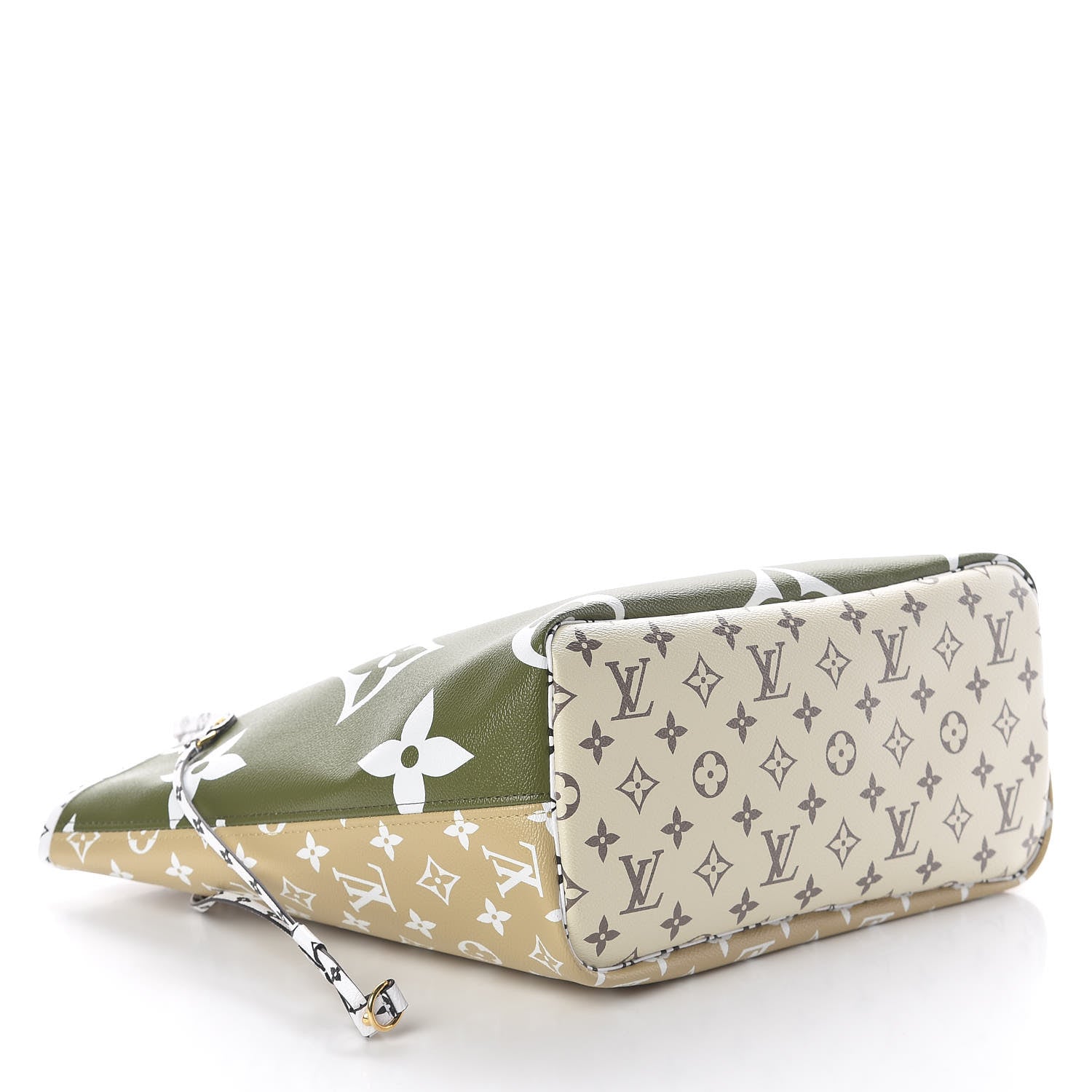 Louis Vuitton Monogram Giant Neverfull MM Kaki 4 of 10
