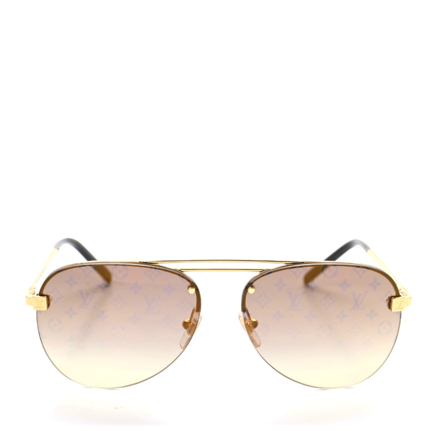 Metal Clockwise Sunglasses Z1020W Gold