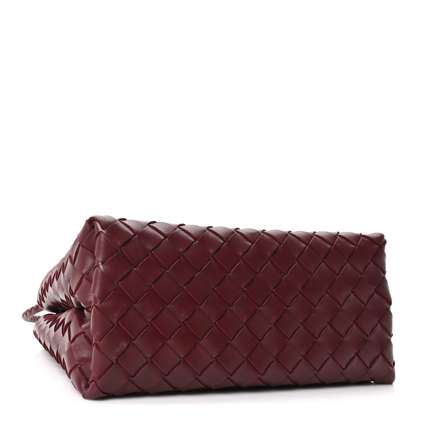 Nappa Intrecciato Small Andiamo Shoulder Bag Barolo