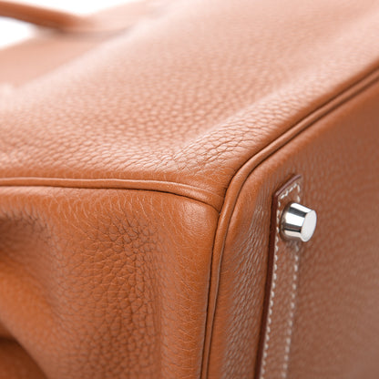 Hermes Taurillon Clemence Birkin 30 Gold 31 of 34