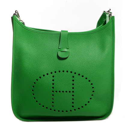 Hermes Taurillon Clemence Evelyne III GM Bambou 1 of 7