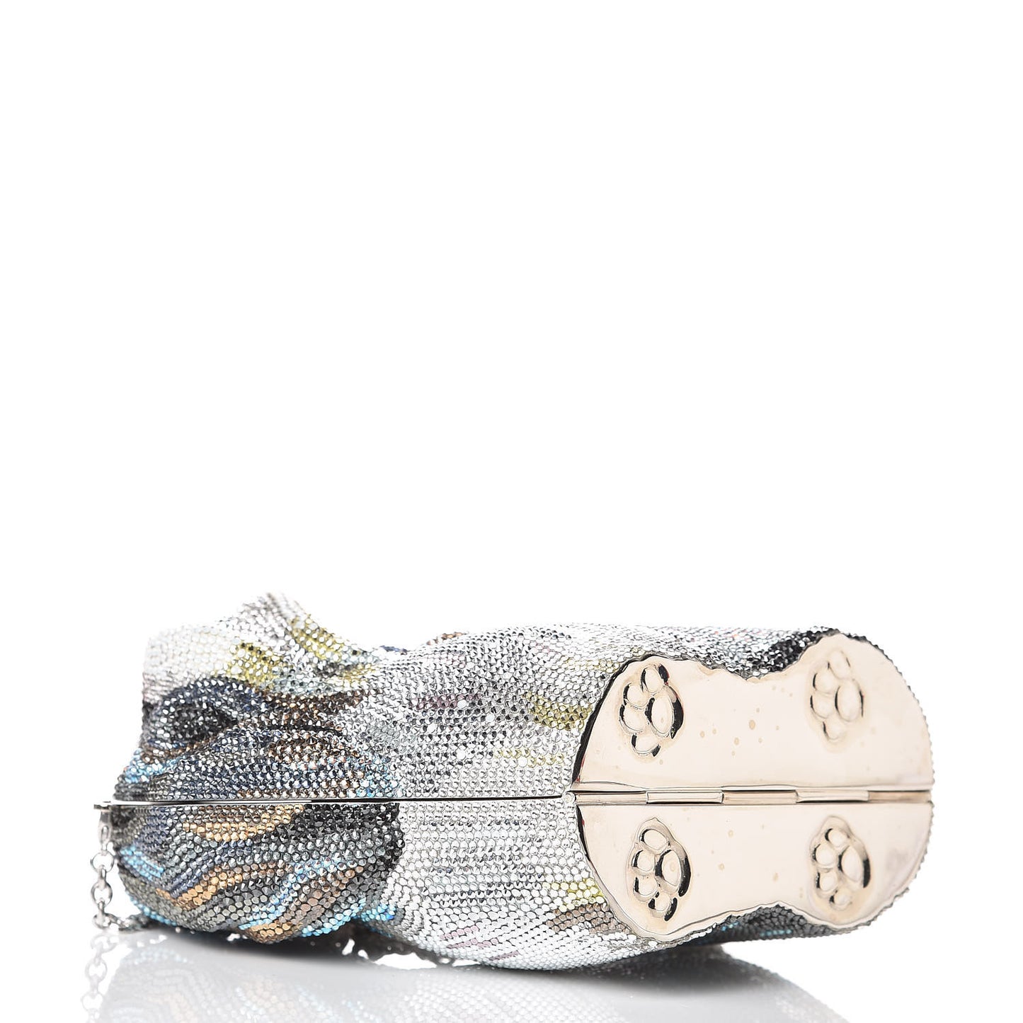 Crystal Shih Tzu Minaudiere Clutch