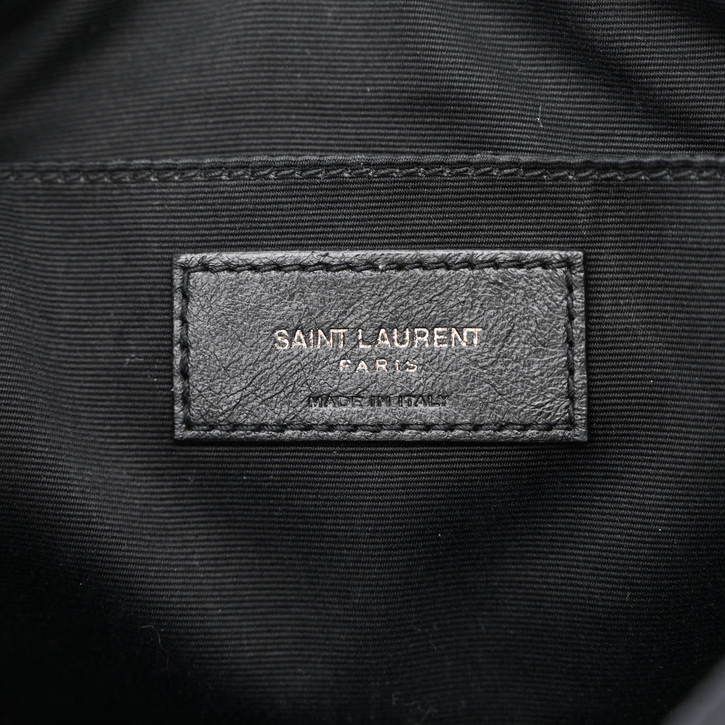 Calfskin Matelasse Monogram Monochrome Lou Camera Bag Black