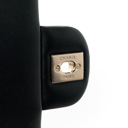 Chanel Lambskin Resin Crystal Square Quilted Mini Monacoco Flap Black 7 of 12