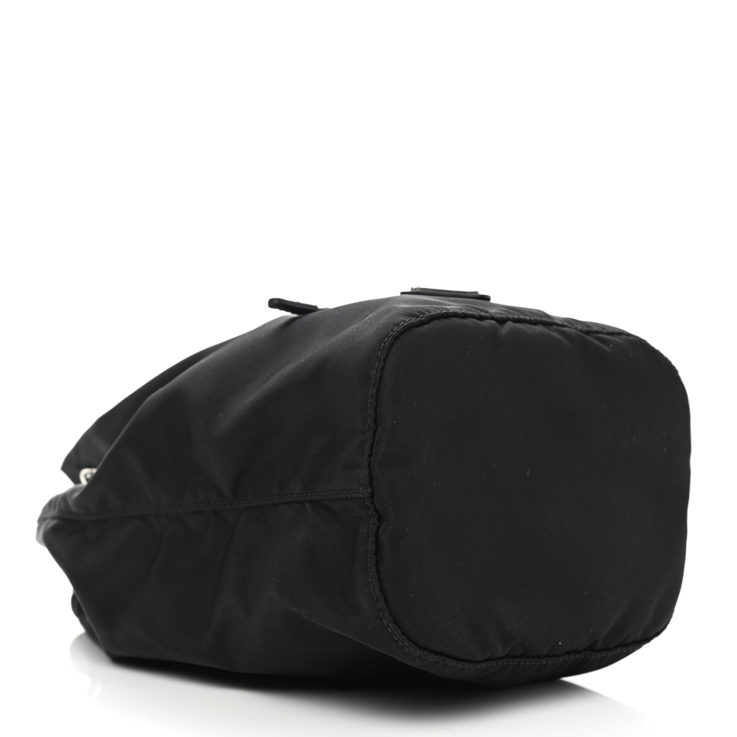 Prada Saffiano Tessuto Nylon Vela Bucket Wristlet Black 4 of 6