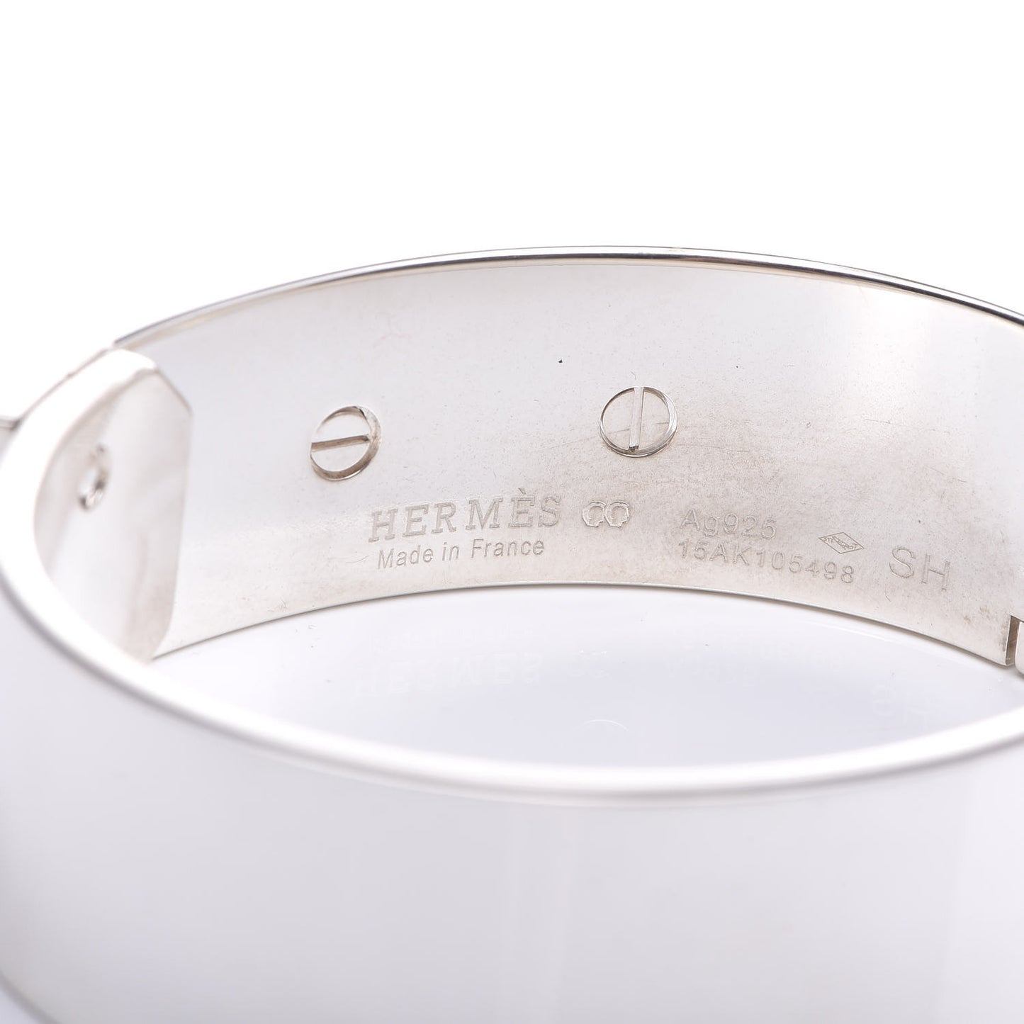 Sterling Silver MM Collier De Chien Bracelet SH