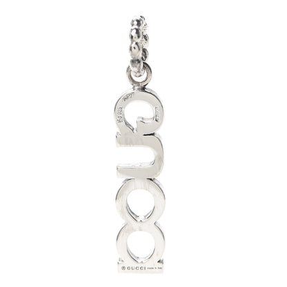 Gucci Sterling Silver Enamel Charm Black Red 3 of 4
